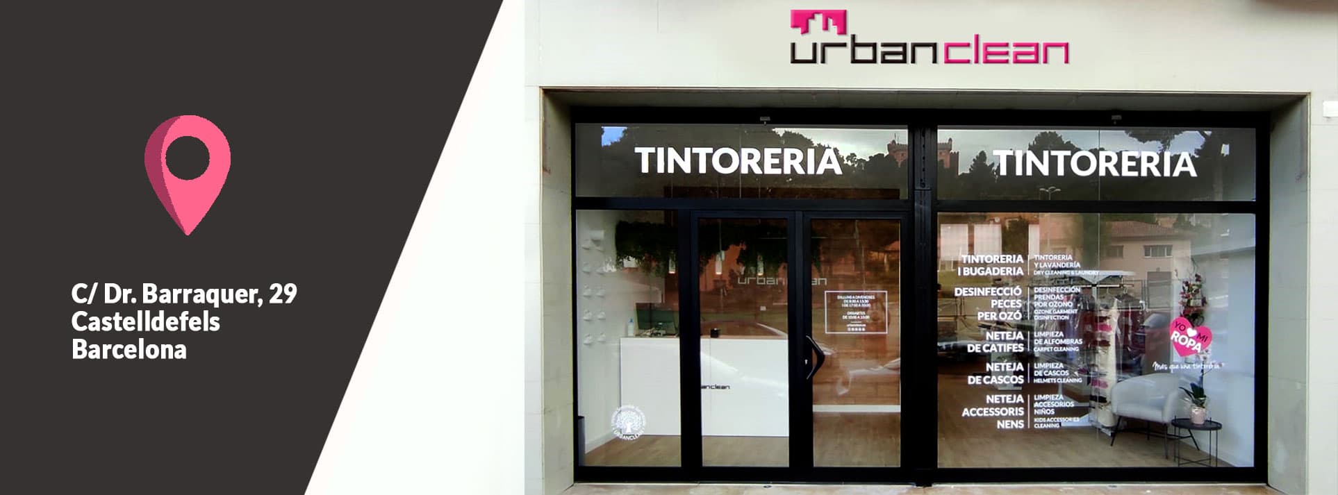 El nuevo servicio de tintorería en Castelldefels llega bajo la marca UrbanClean
